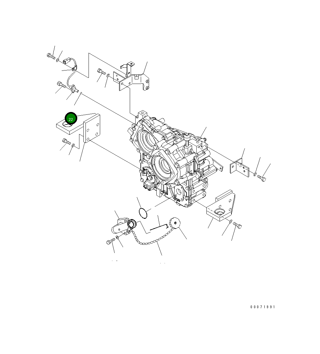 Кольцо уплотнительное (O-Ring) 729-11-31190 Komatsu
