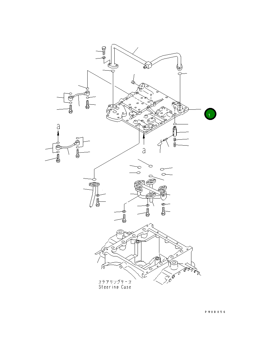 Крышка 14X-22-16112  Komatsu