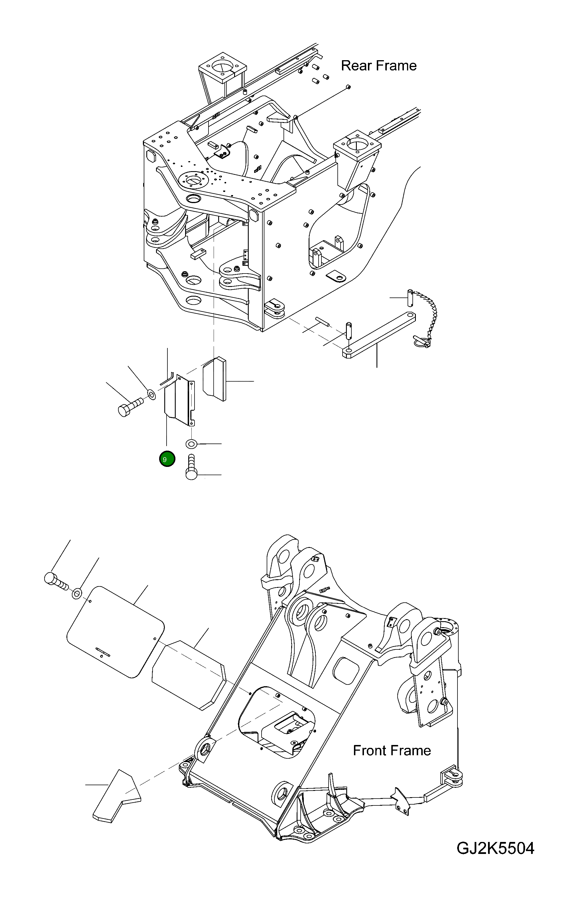 Крышка 423-46-H4120 Komatsu