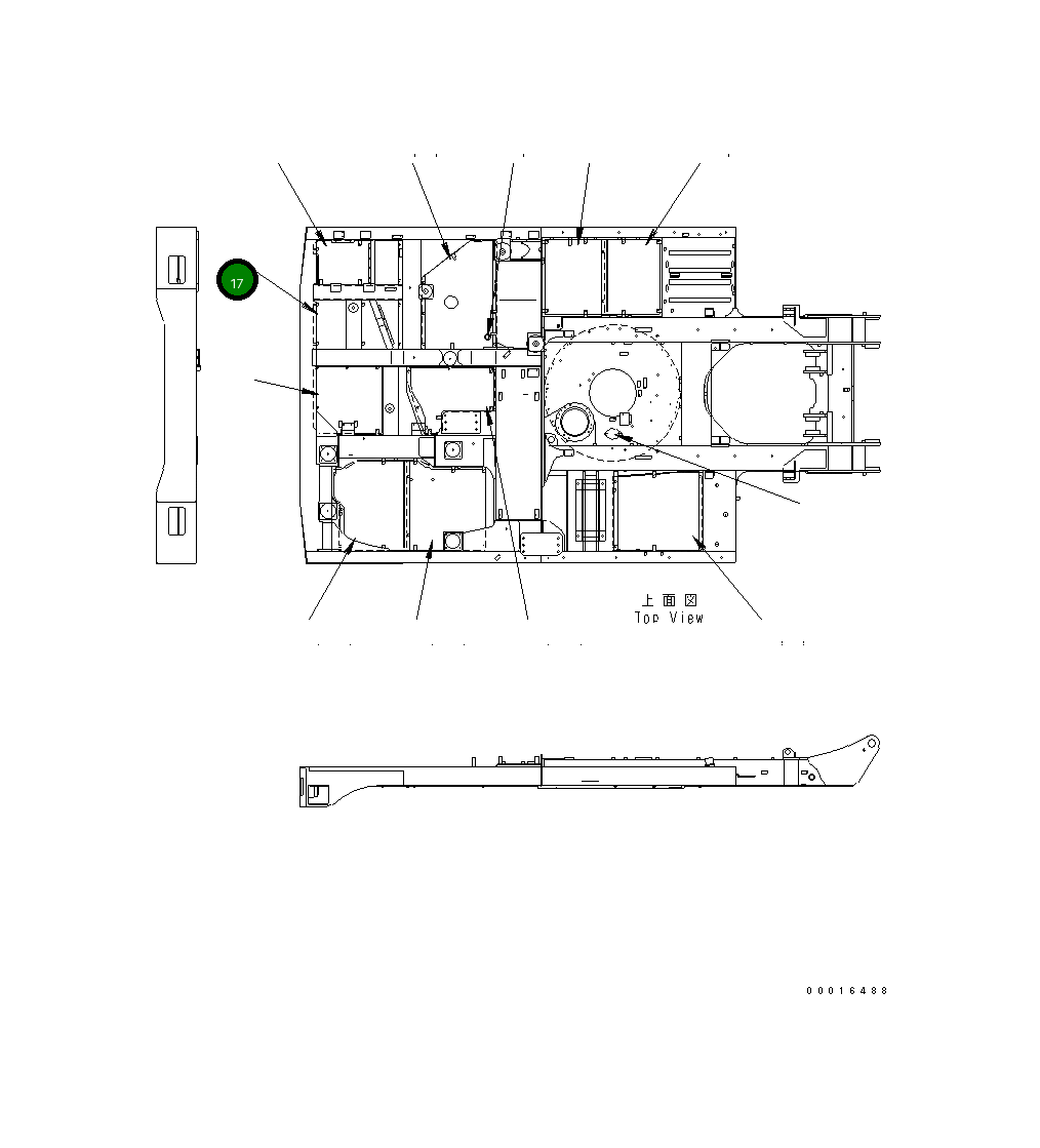 Крышка 14S-54-24551 Komatsu