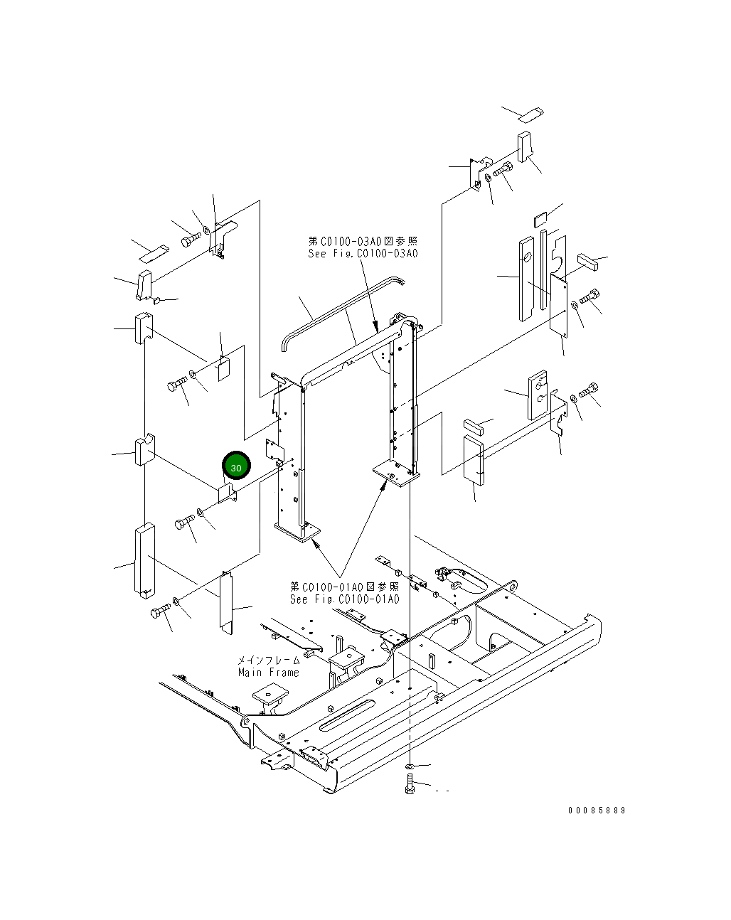 Крышка 8234-03-1651  Komatsu