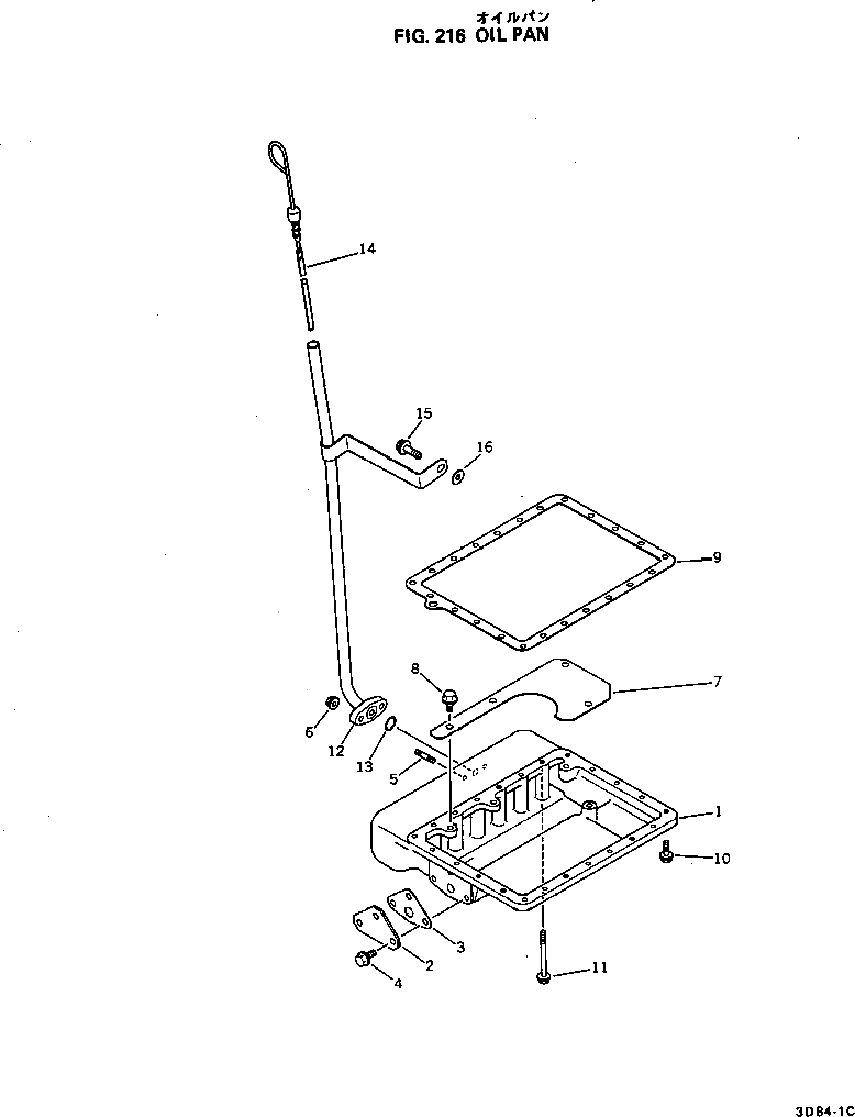 Болт YM26014-060702  Komatsu