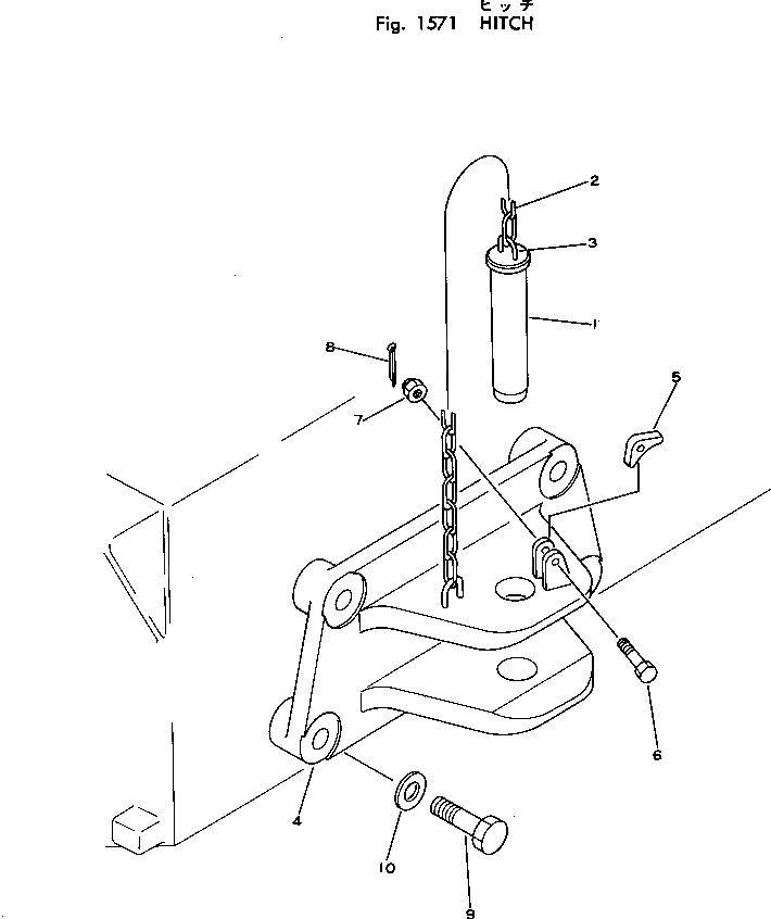 Болт 01010-32490  Komatsu