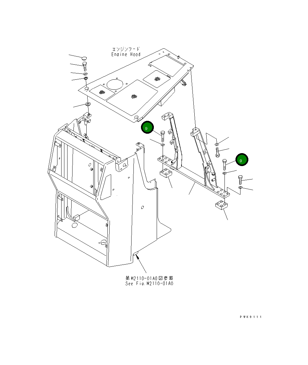 Болт 01011-82040 Komatsu