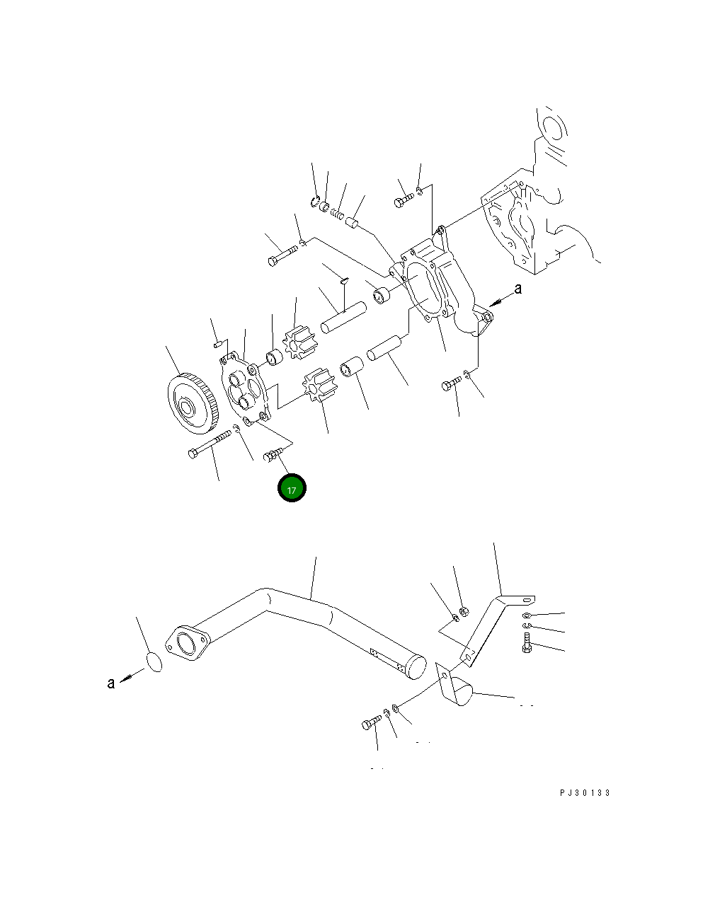 Болт 6136-52-1630 Komatsu