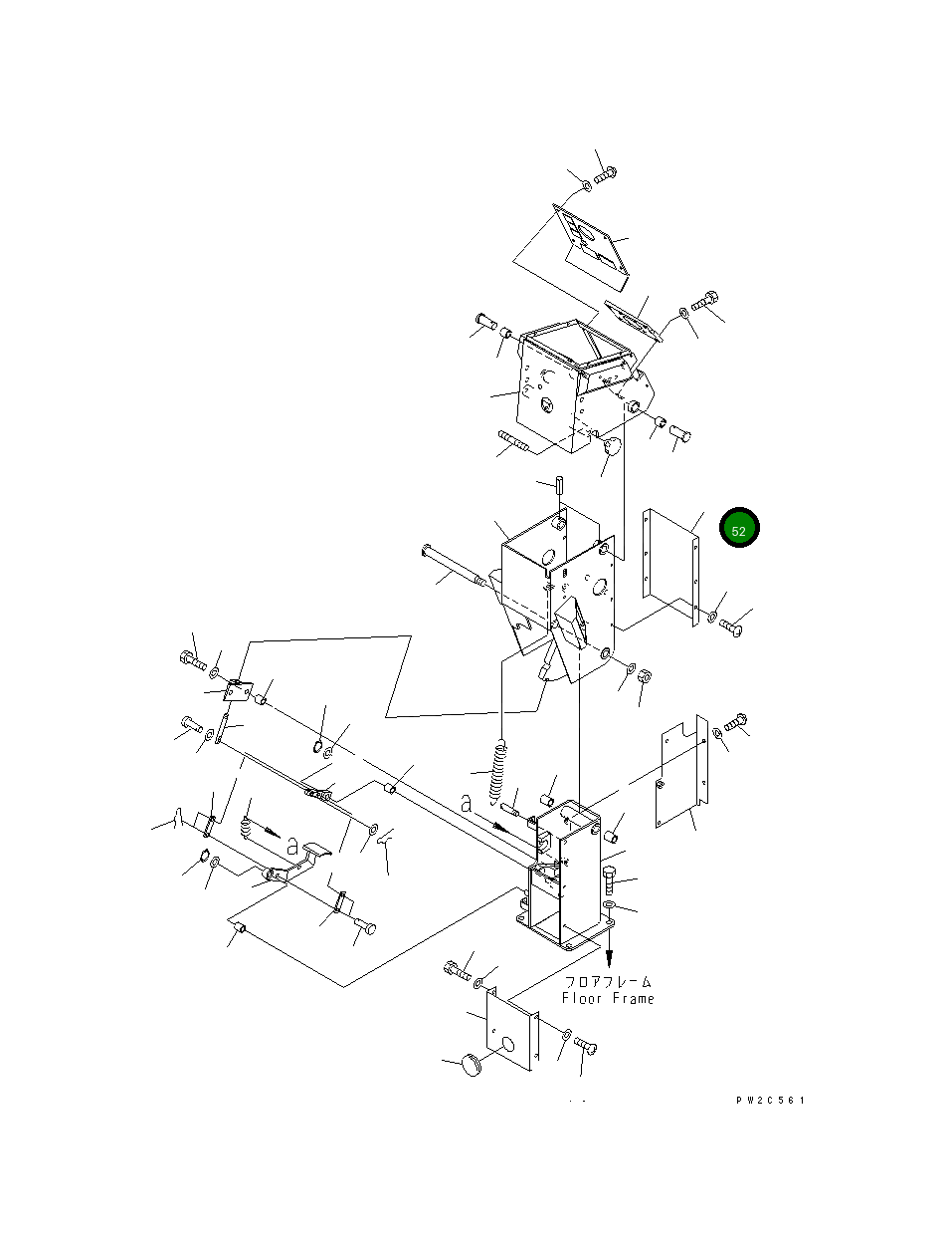 Крышка 234-43-52240 Komatsu
