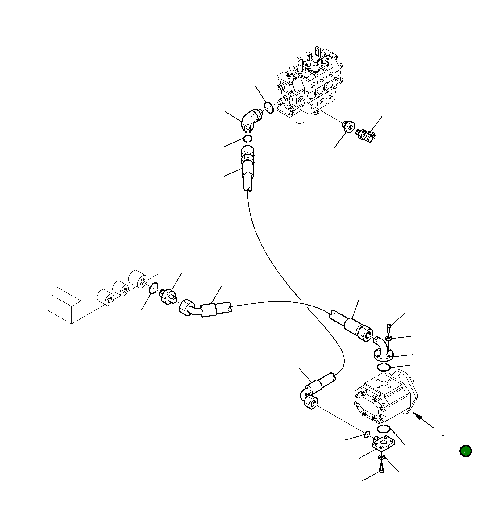 Кольцо уплотнительное (O-Ring) 855021124 Komatsu