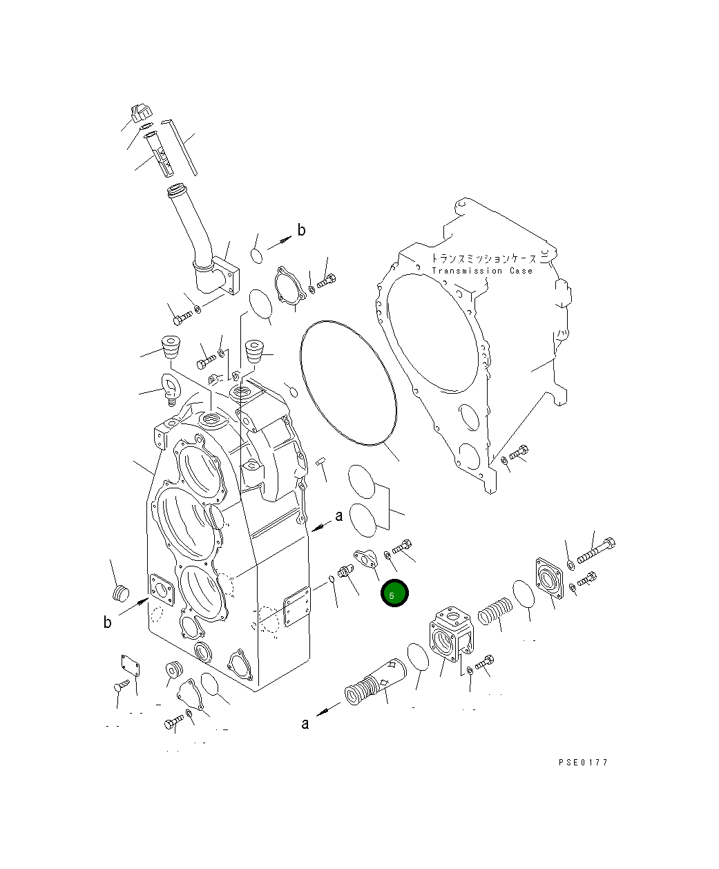 Крышка 424-15-13810  Komatsu