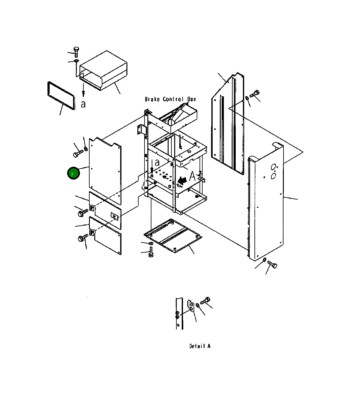 Крышка 428-54-24441 Komatsu