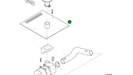 Крышка 2621-3575E Komatsu