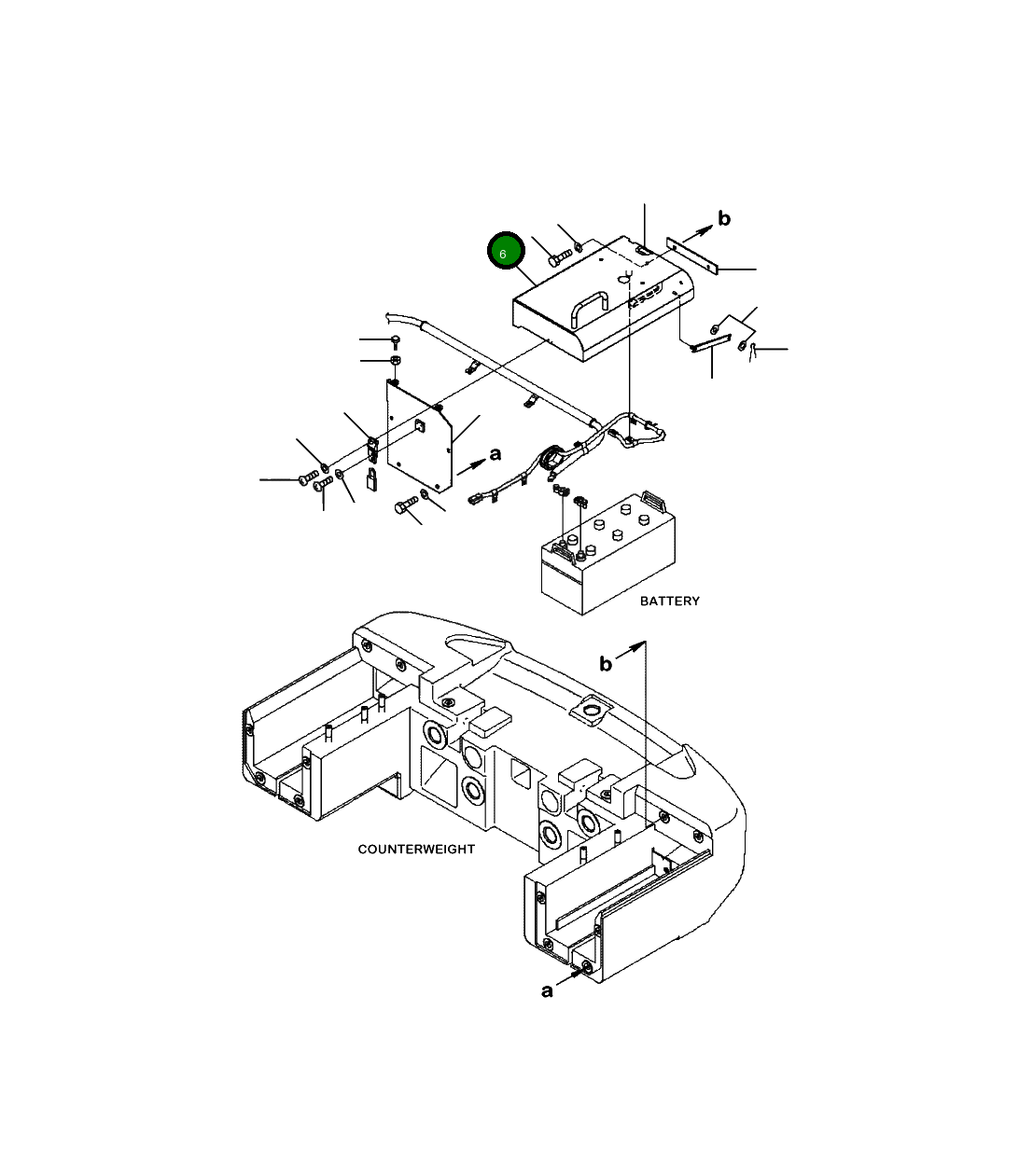 Крышка 421-06-44510 Komatsu