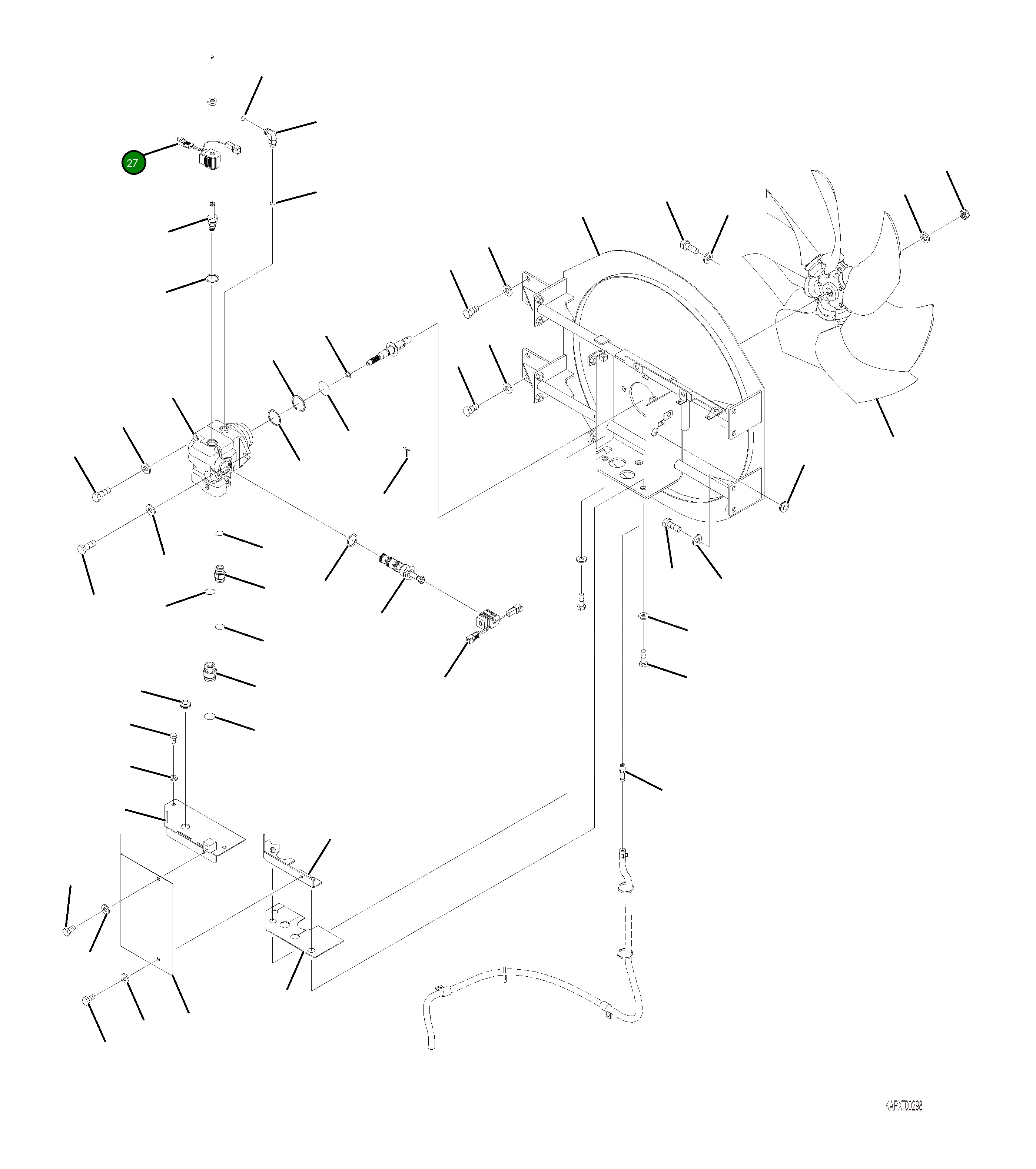 Кольцо 4A1-60-26730 Komatsu
