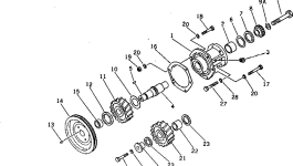 Шестерня CU207253 Komatsu