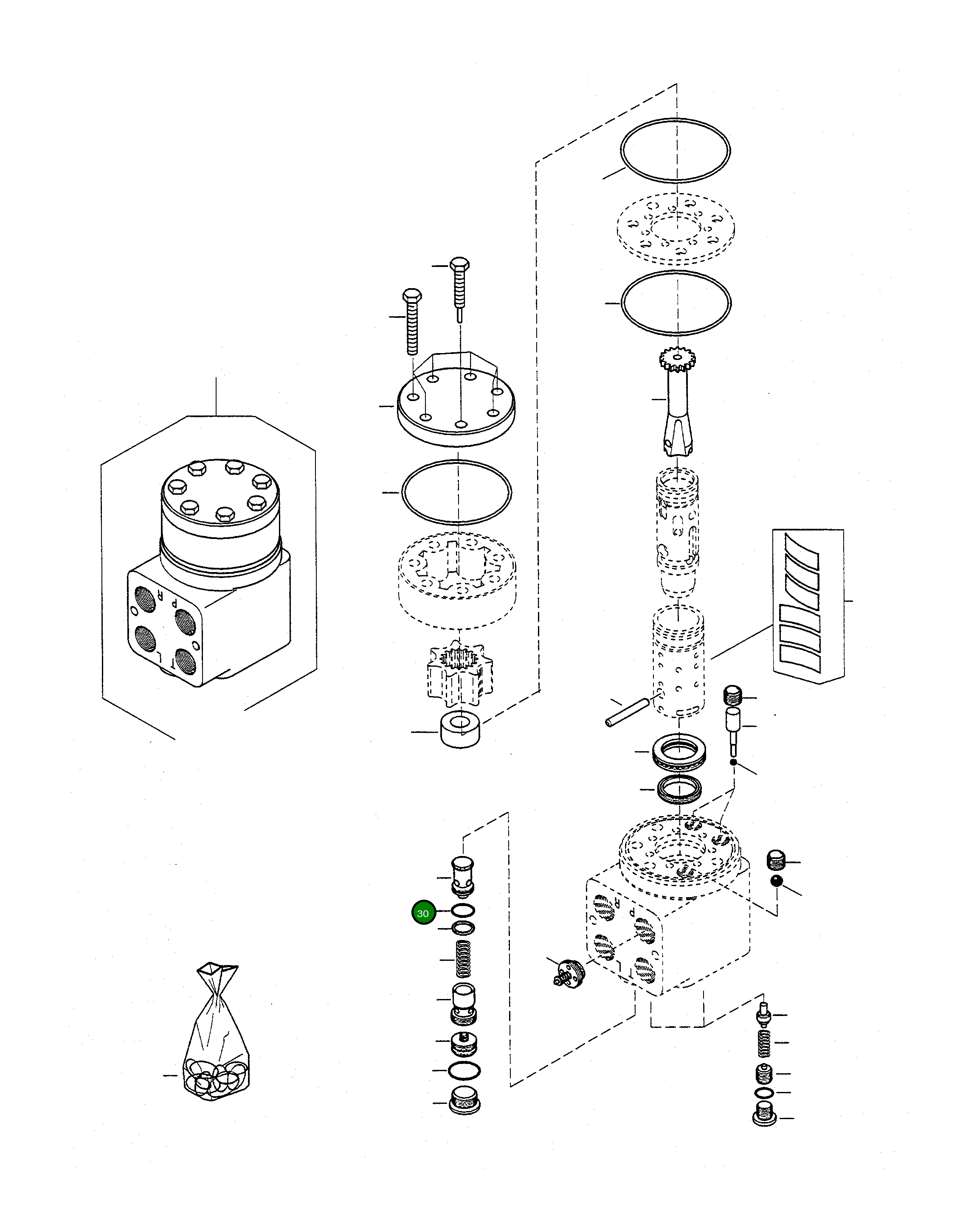 Кольцо уплотнительное (O-Ring) 4919773M1 Komatsu