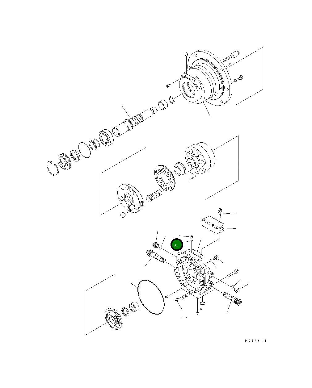 Кольцо уплотнительное (O-Ring) KB95113-01000 Komatsu