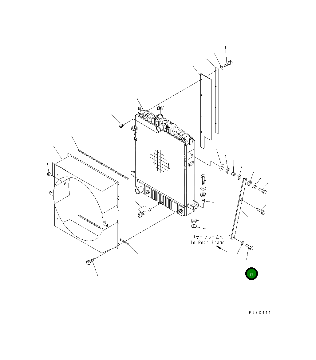 Болт 416-03-11282 Komatsu