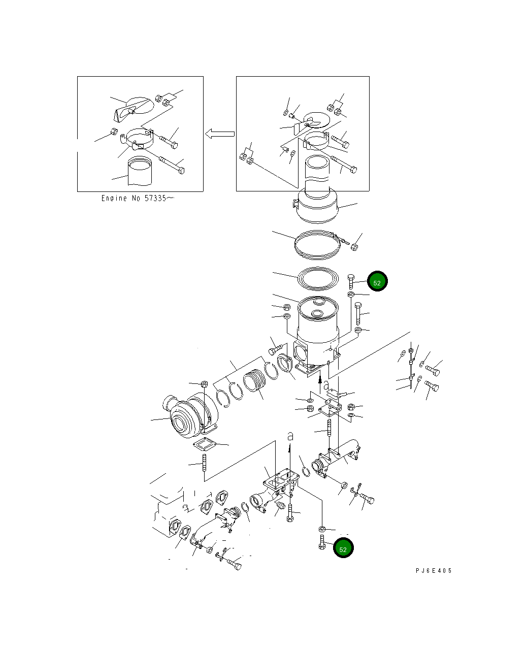 Болт 01050-61260 Komatsu