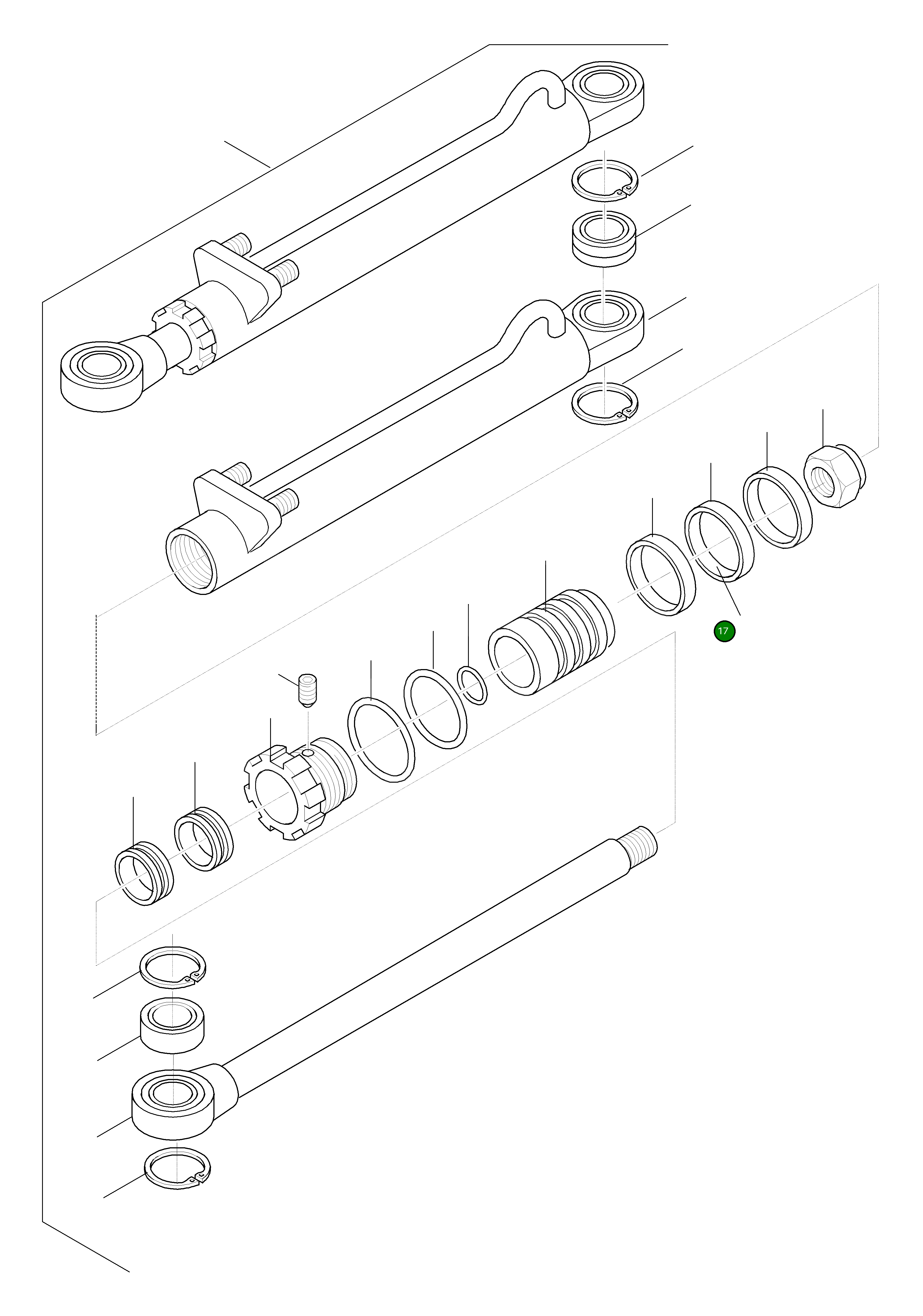 Кольцо 42U-63-H0P09 Komatsu
