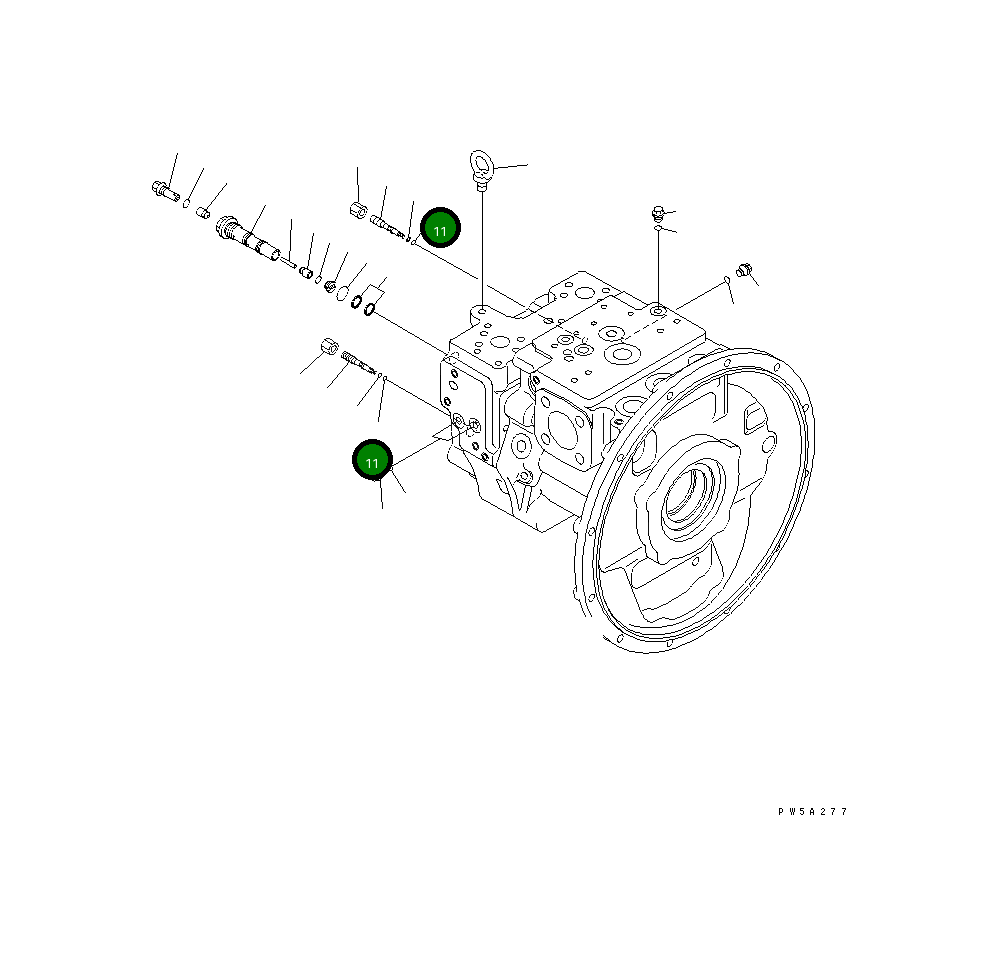 Кольцо уплотнительное (O-Ring) 07000-B1003 Komatsu