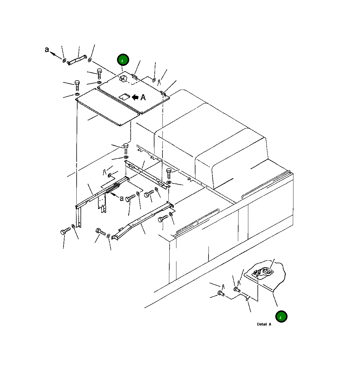 Крышка 209-54-53350  Komatsu