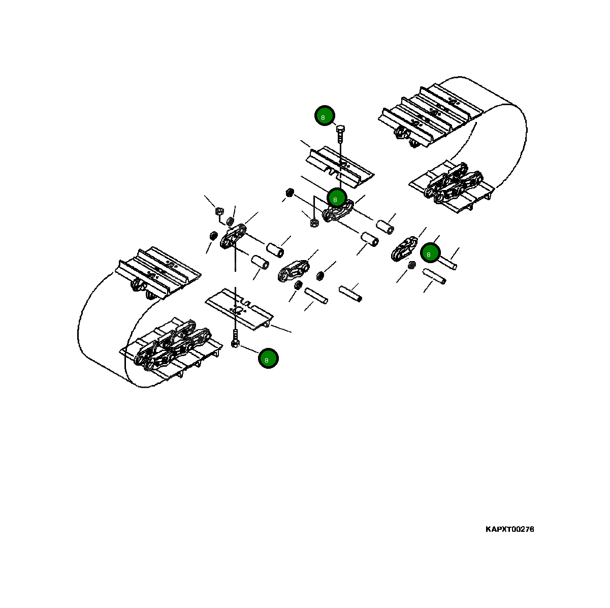 Болт 208-32-71620 Komatsu