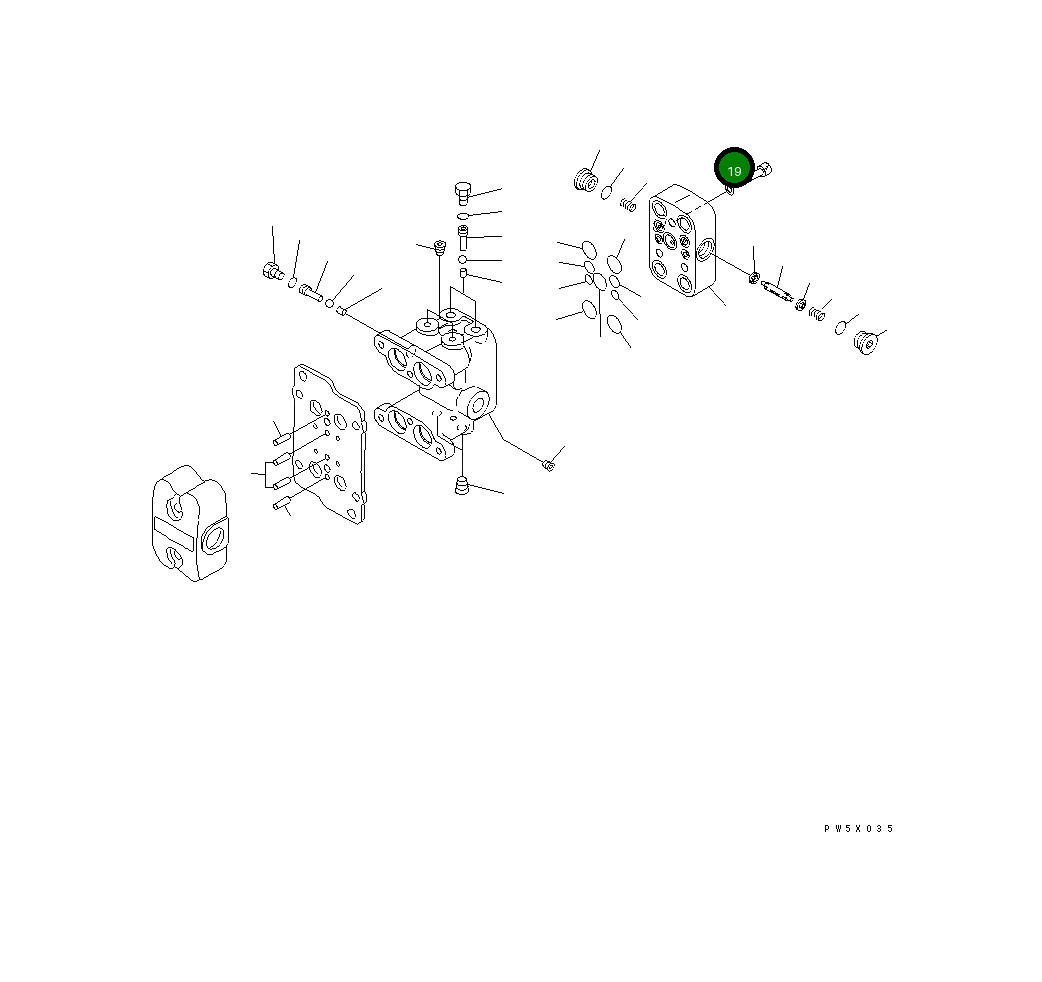 Болт 01252-60835 Komatsu