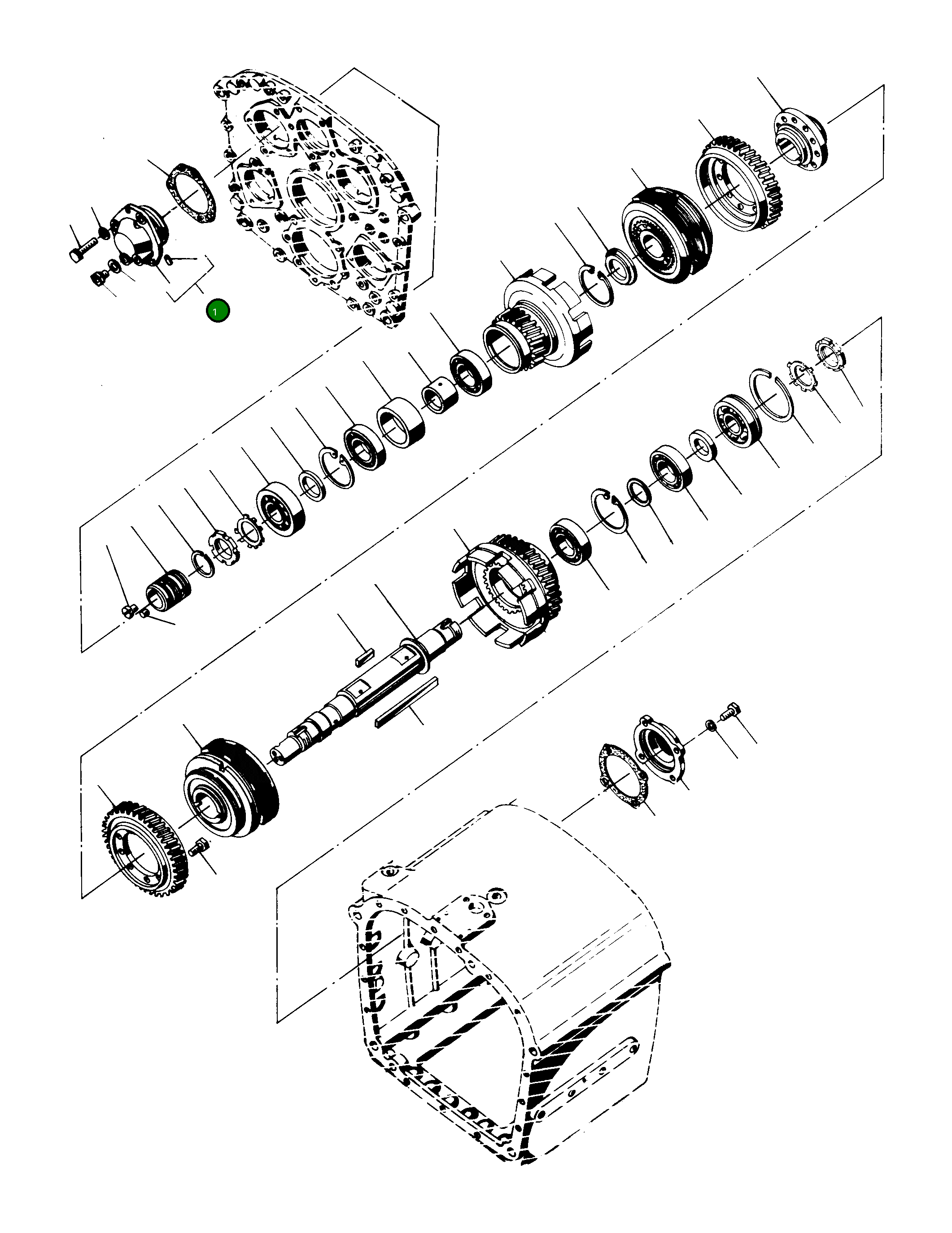 Крышка 2887140M91  Komatsu