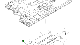 Крышка 207-54-KD470 Komatsu