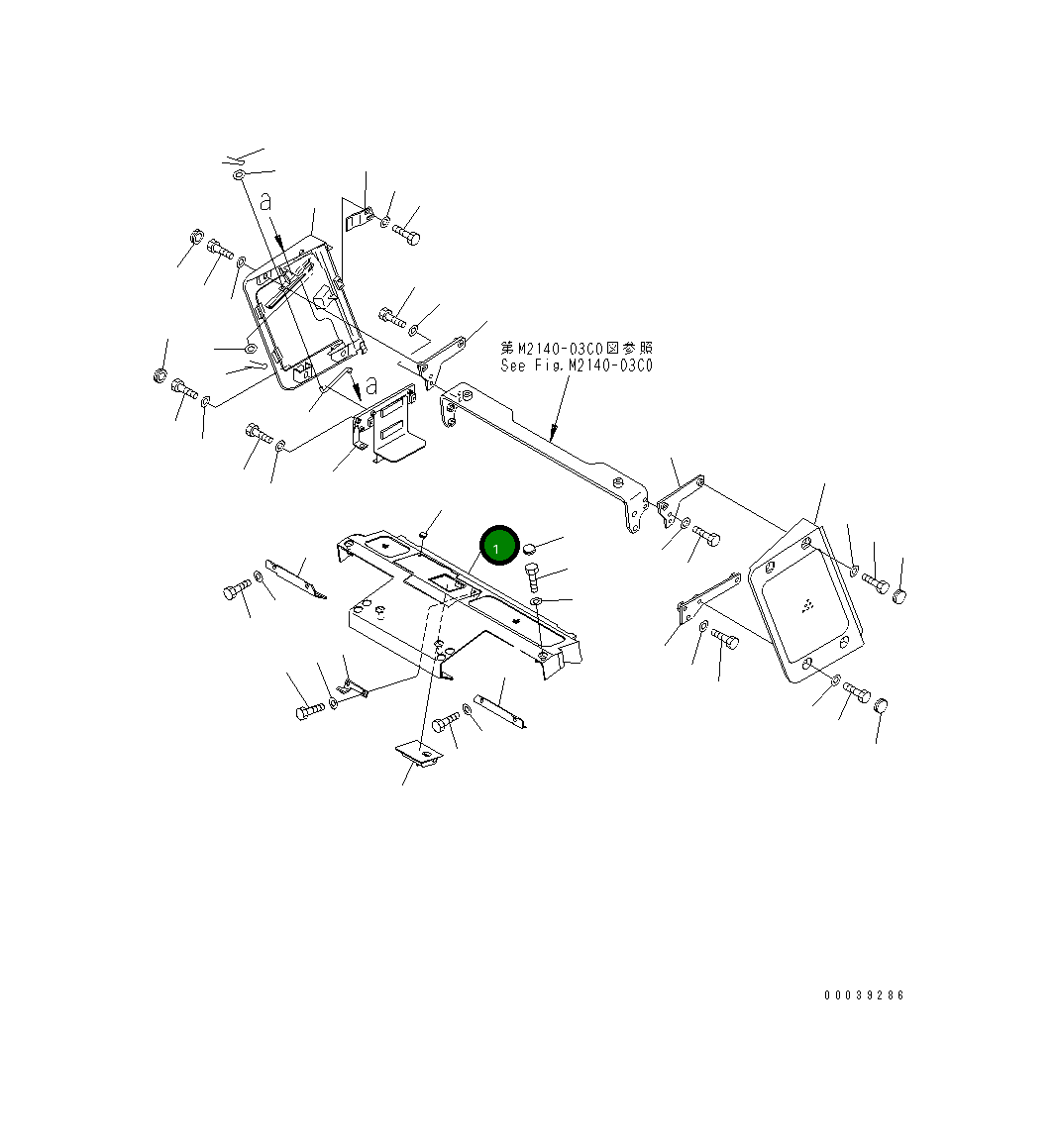 Крышка 14X-54-32171 Komatsu