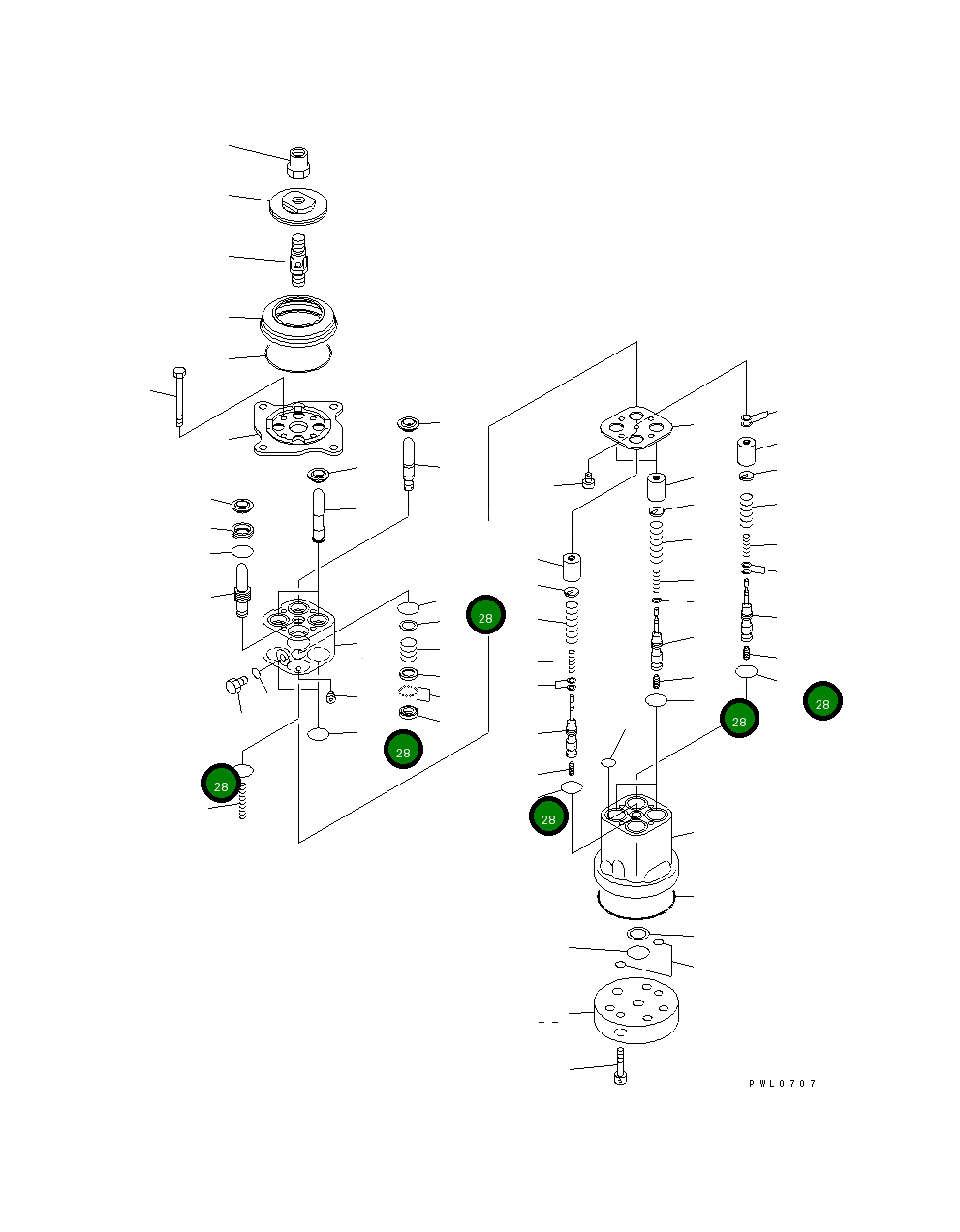 Кольцо уплотнительное (O-Ring) 702-21-38460 Komatsu