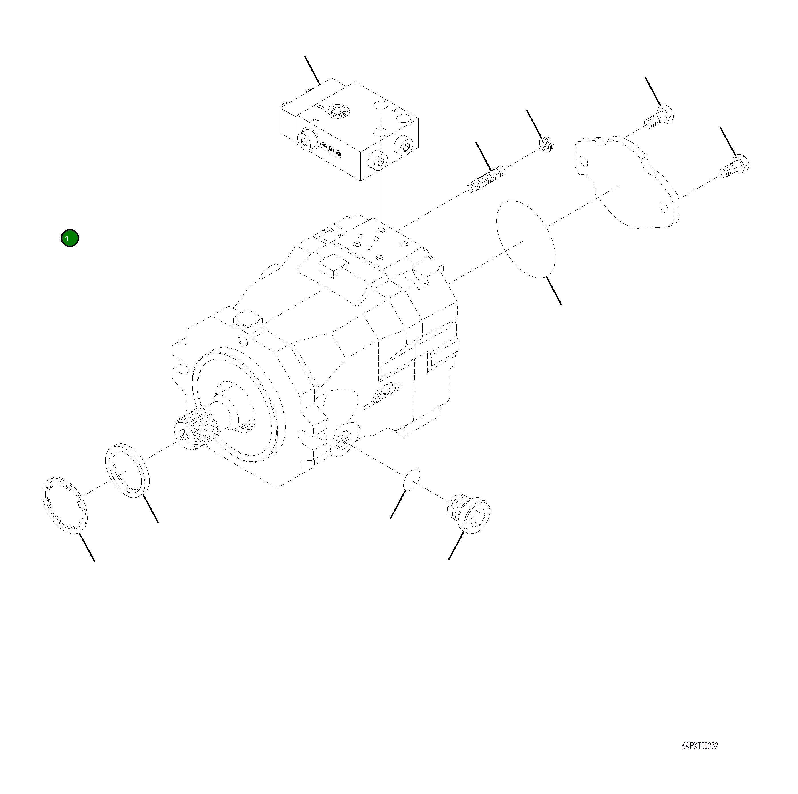 Кольцо 4A1-60-25980 Komatsu