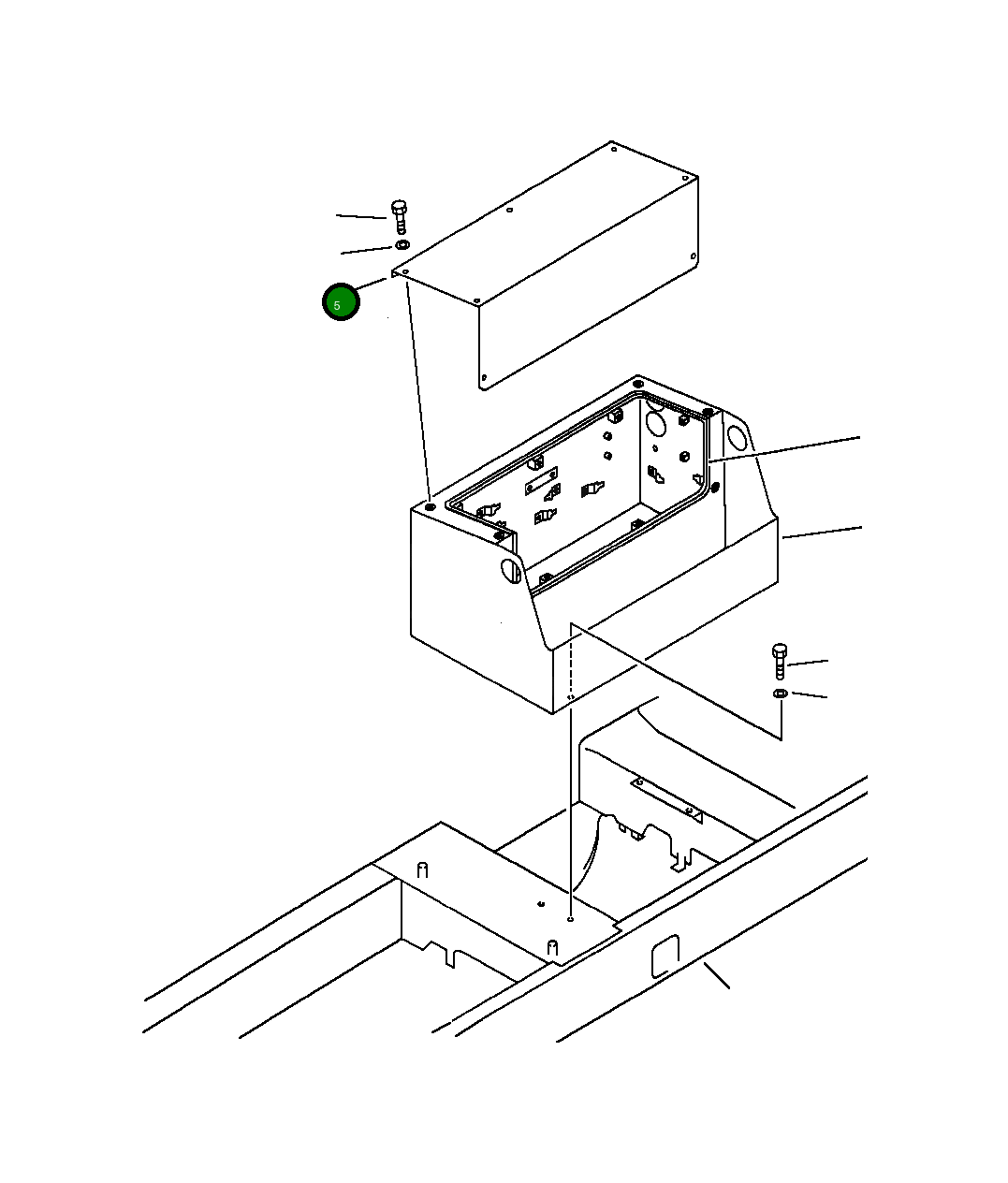 Крышка 209-06-61140 Komatsu