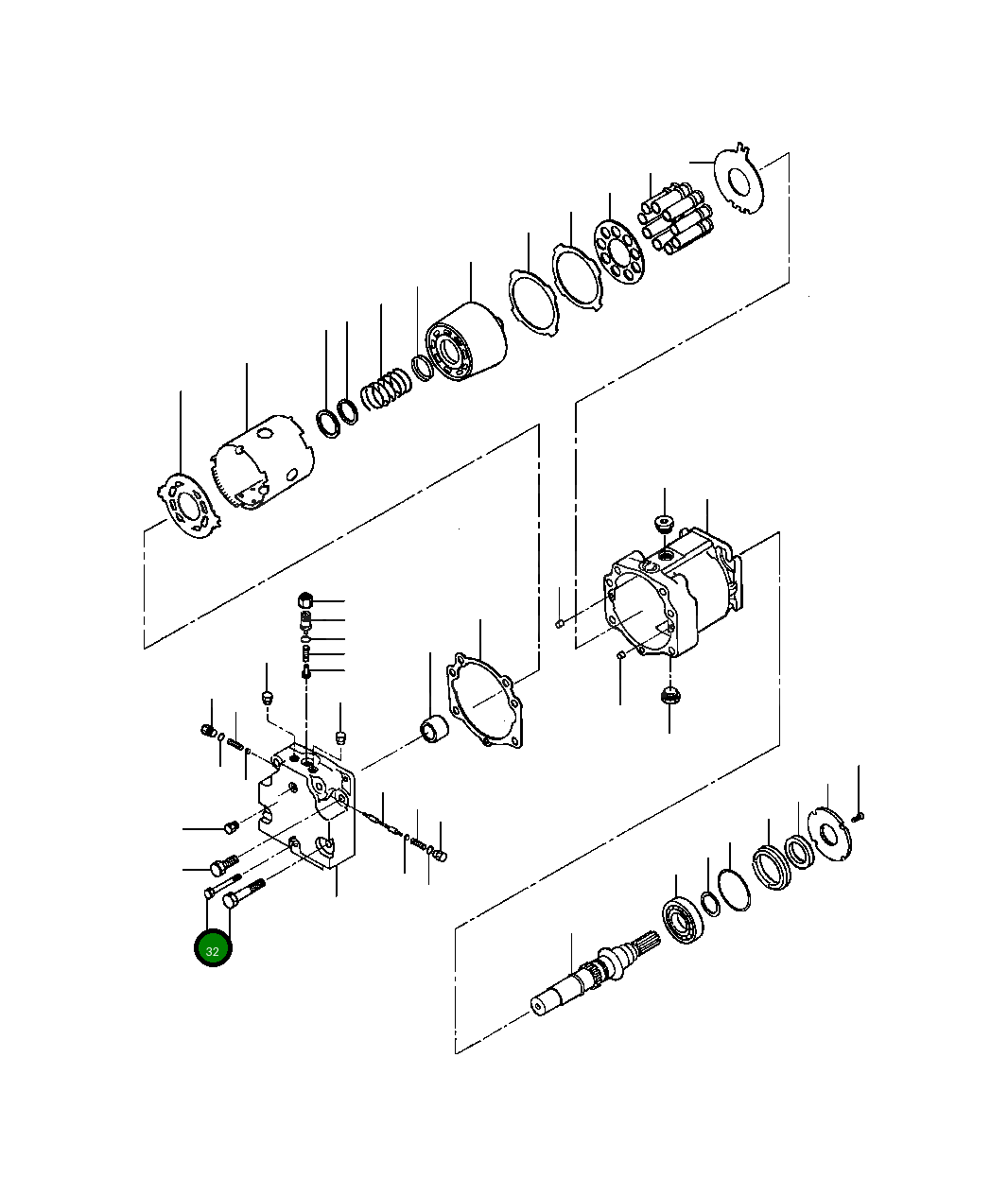 Болт 1430 527 H1  Komatsu
