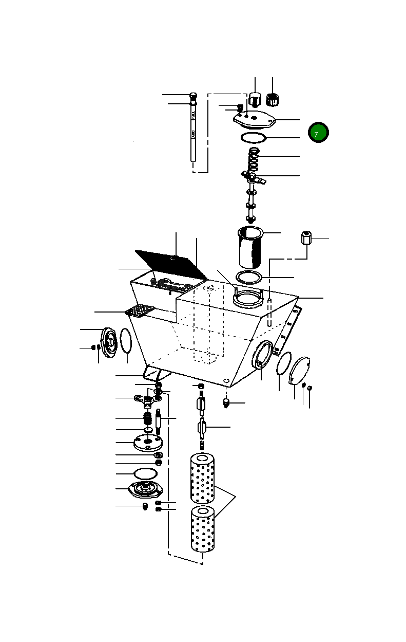 Крышка 79 579 Komatsu