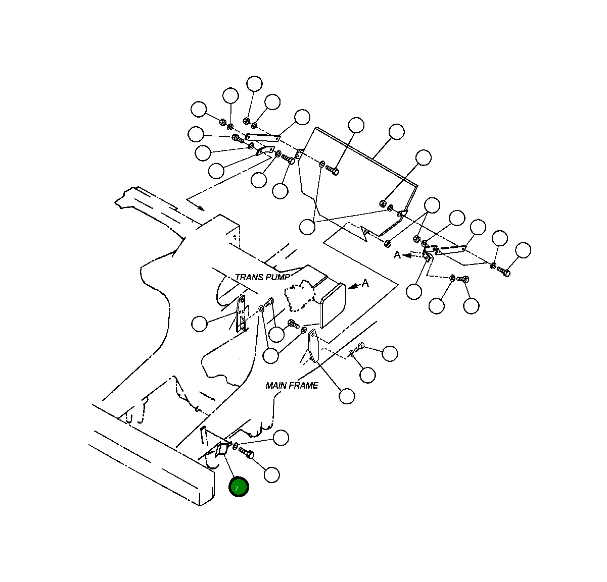 Крышка 561-89-62970  Komatsu