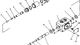 Кольцо уплотнительное (O-Ring) NA040110001600 Komatsu