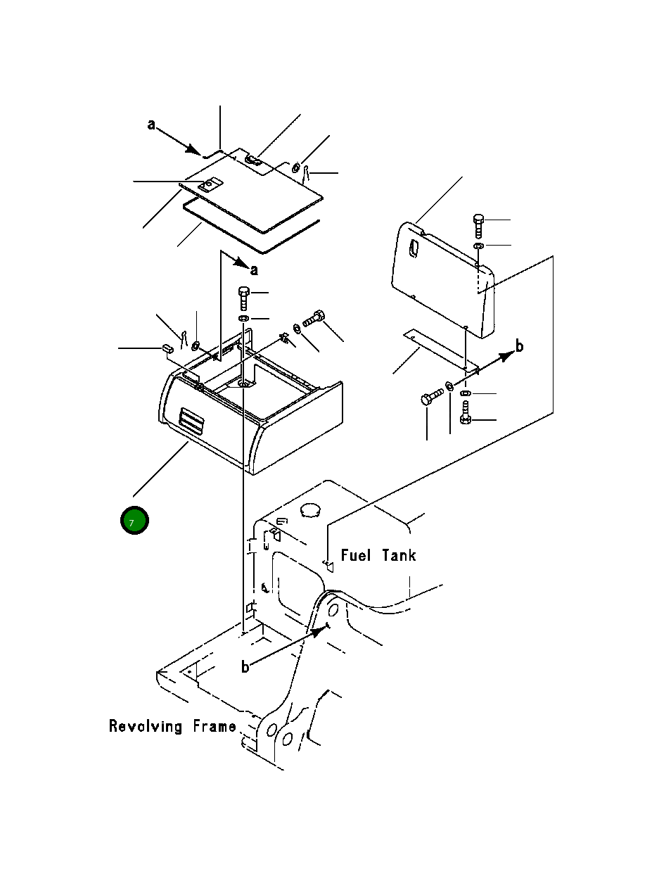 Крышка 20Y-54-29611 Komatsu