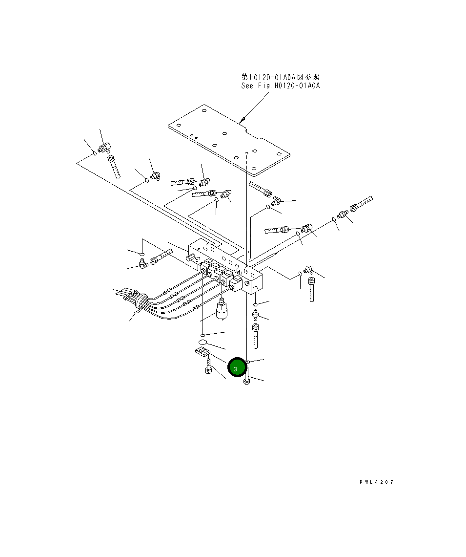 Крышка 20E-62-K5390  Komatsu
