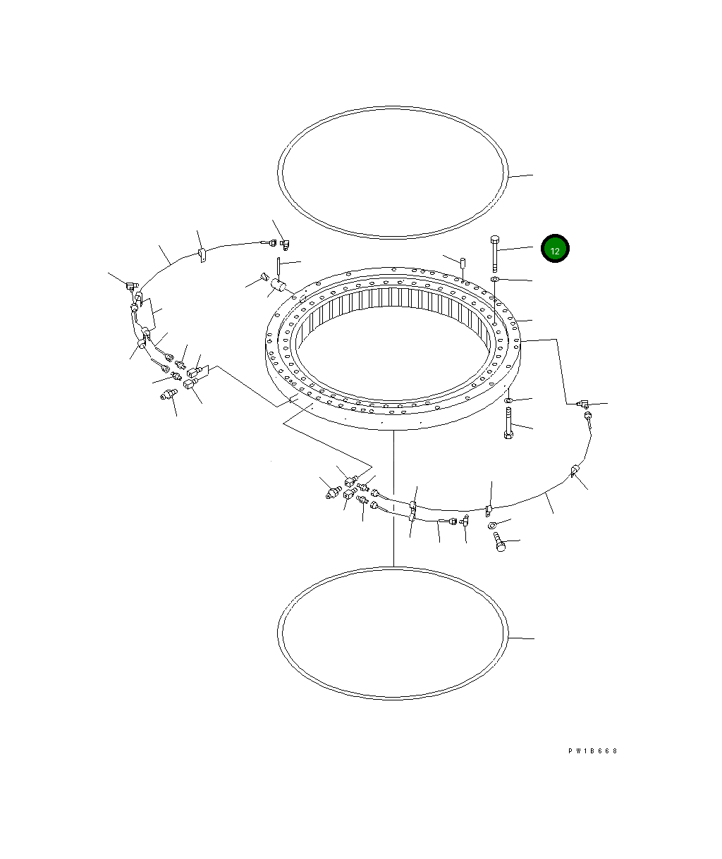Болт 209-25-72150 Komatsu