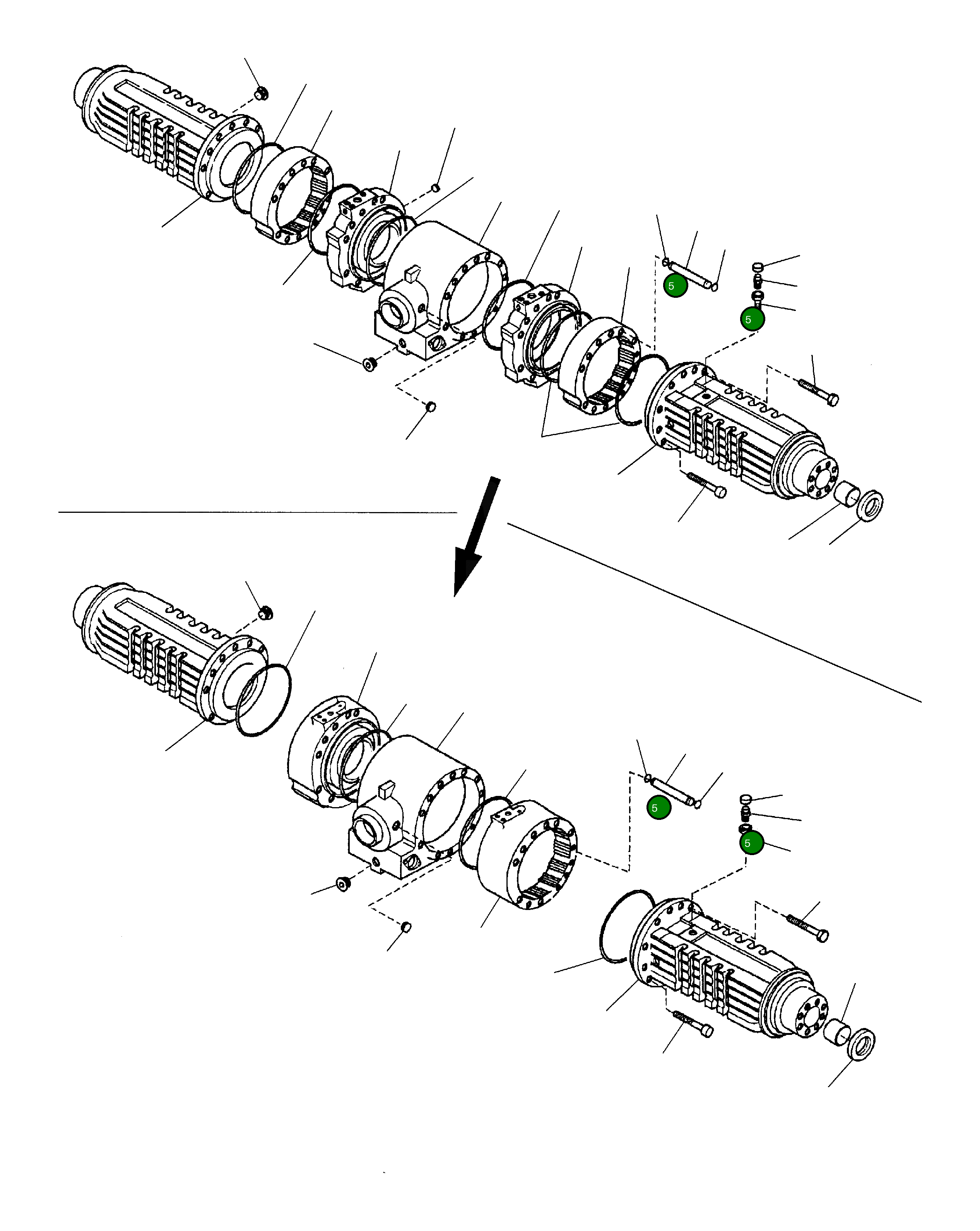 Кольцо уплотнительное (O-Ring) CA0028158 Komatsu