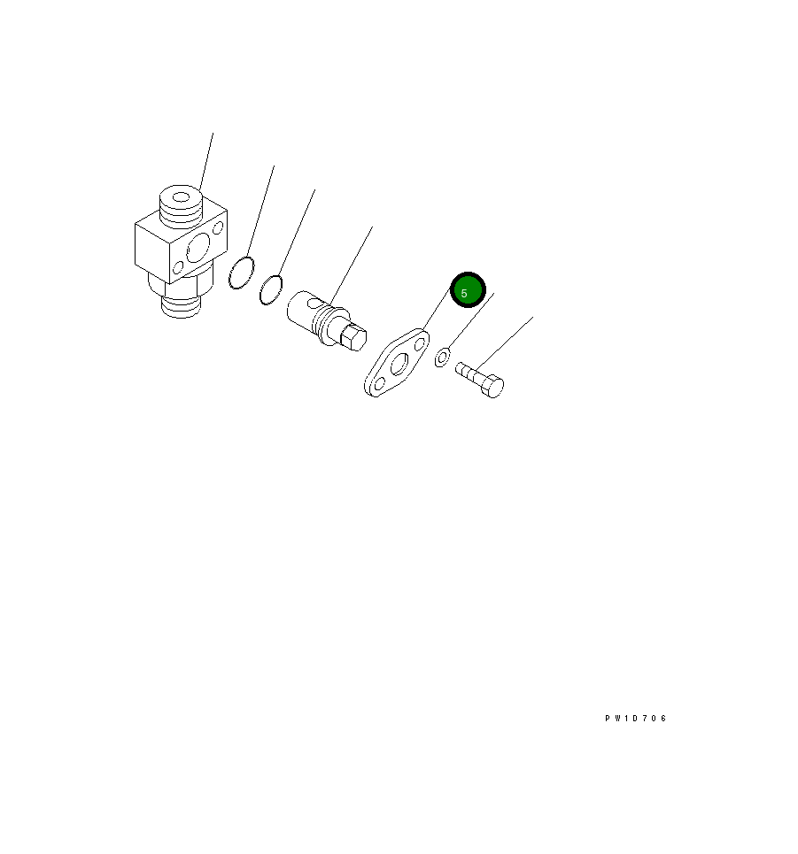 Крышка 22U-970-2230 Komatsu