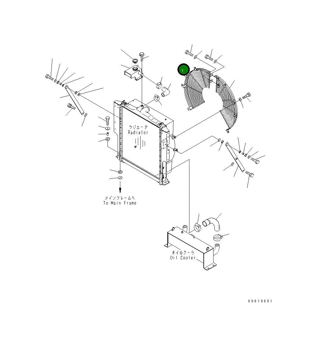 Крышка 567-03-71140 Komatsu