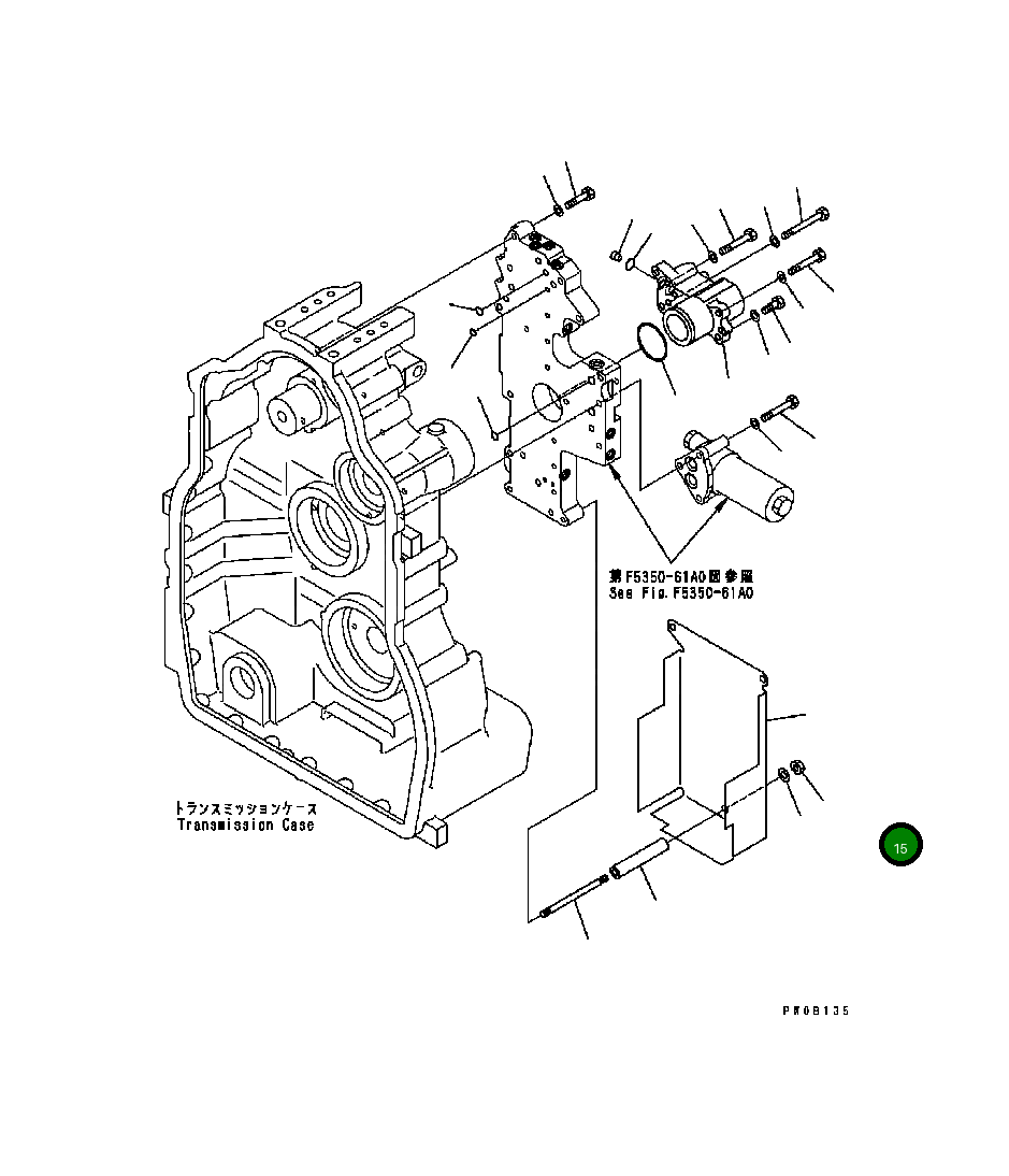 Крышка 714-23-15822 Komatsu