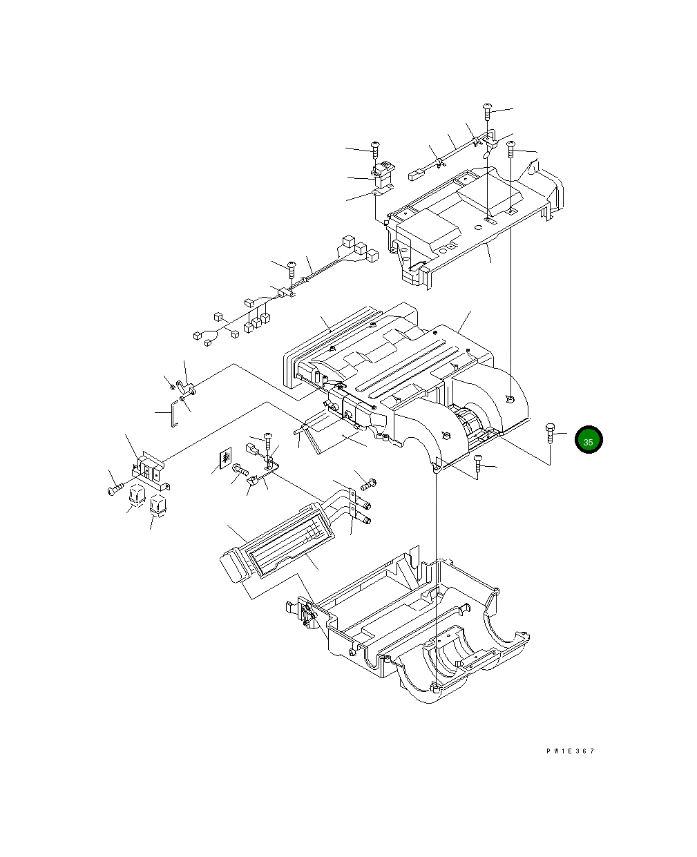 Болт TW020046-3540 Komatsu