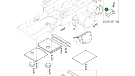 Крышка 5621-2384A Komatsu