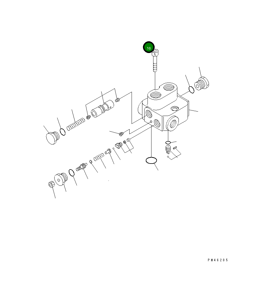 Болт STA45020-50  Komatsu