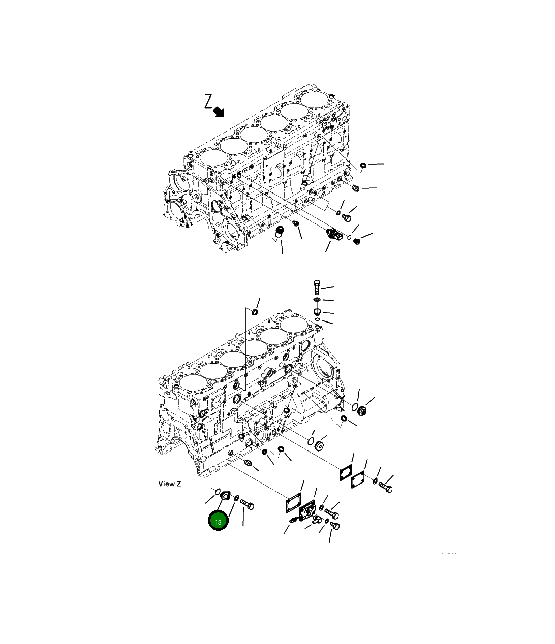 Крышка 6252-21-6220  Komatsu