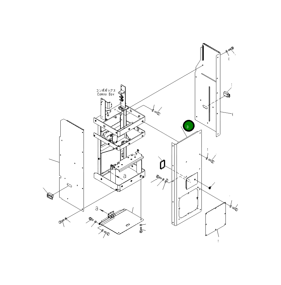 Крышка 426-43-39412 Komatsu