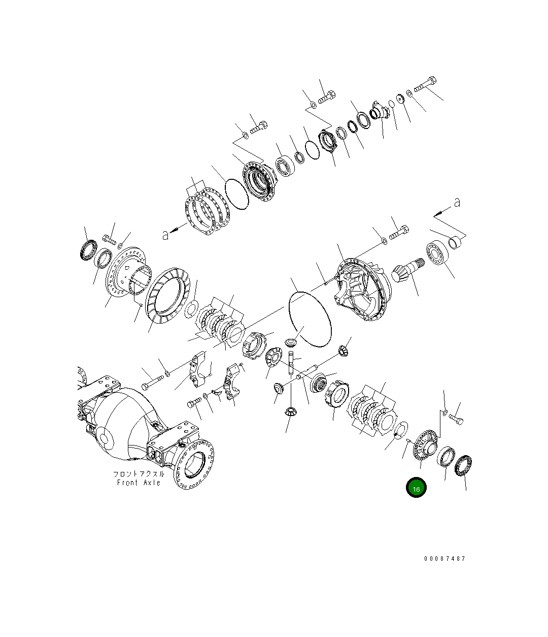 Крышка 426-22-37521 Komatsu