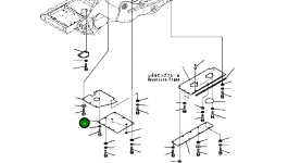Крышка 208-54-42241 Komatsu